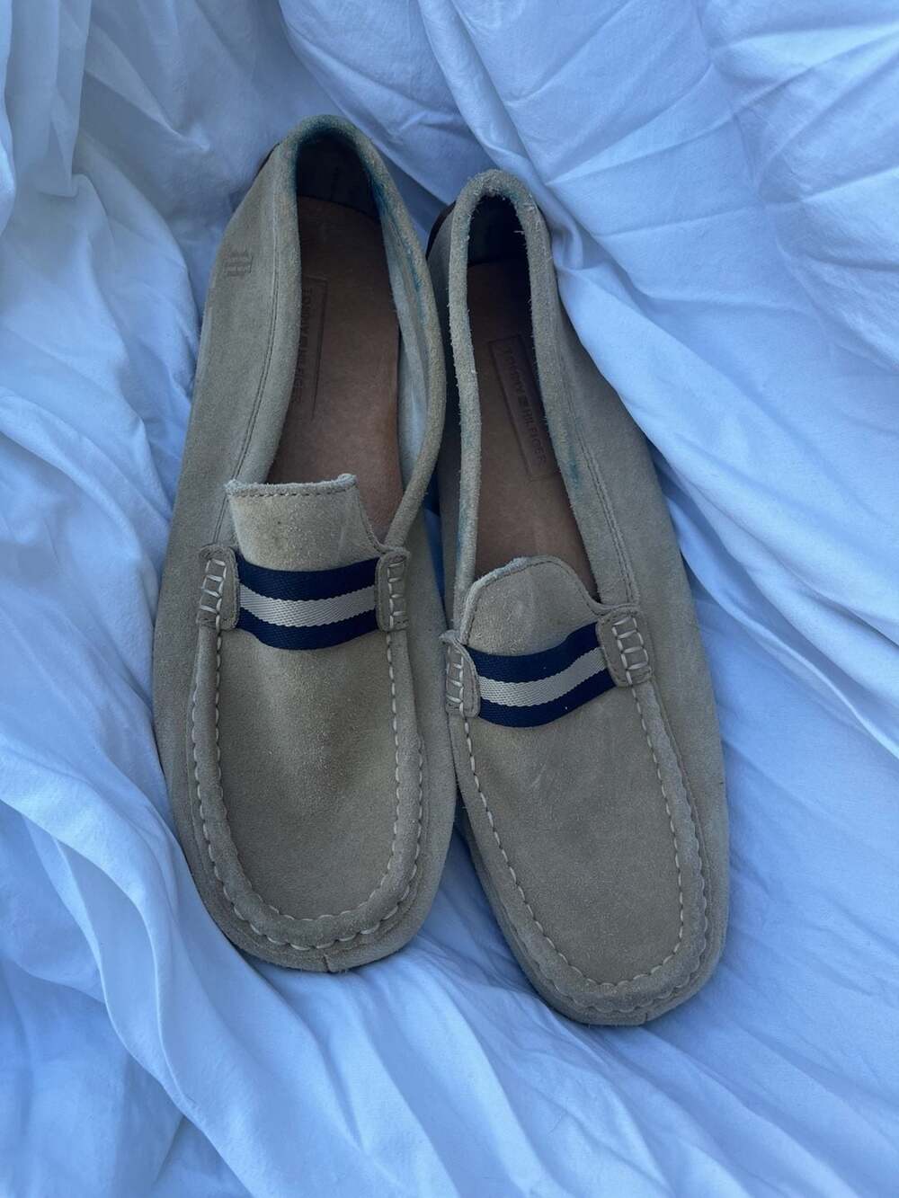Tommy Hilfiger Suede Loafers Taupe